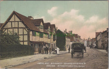 Load image into Gallery viewer, Warwickshire Postcard - Henley Street, Stratford-On-Avon HP631