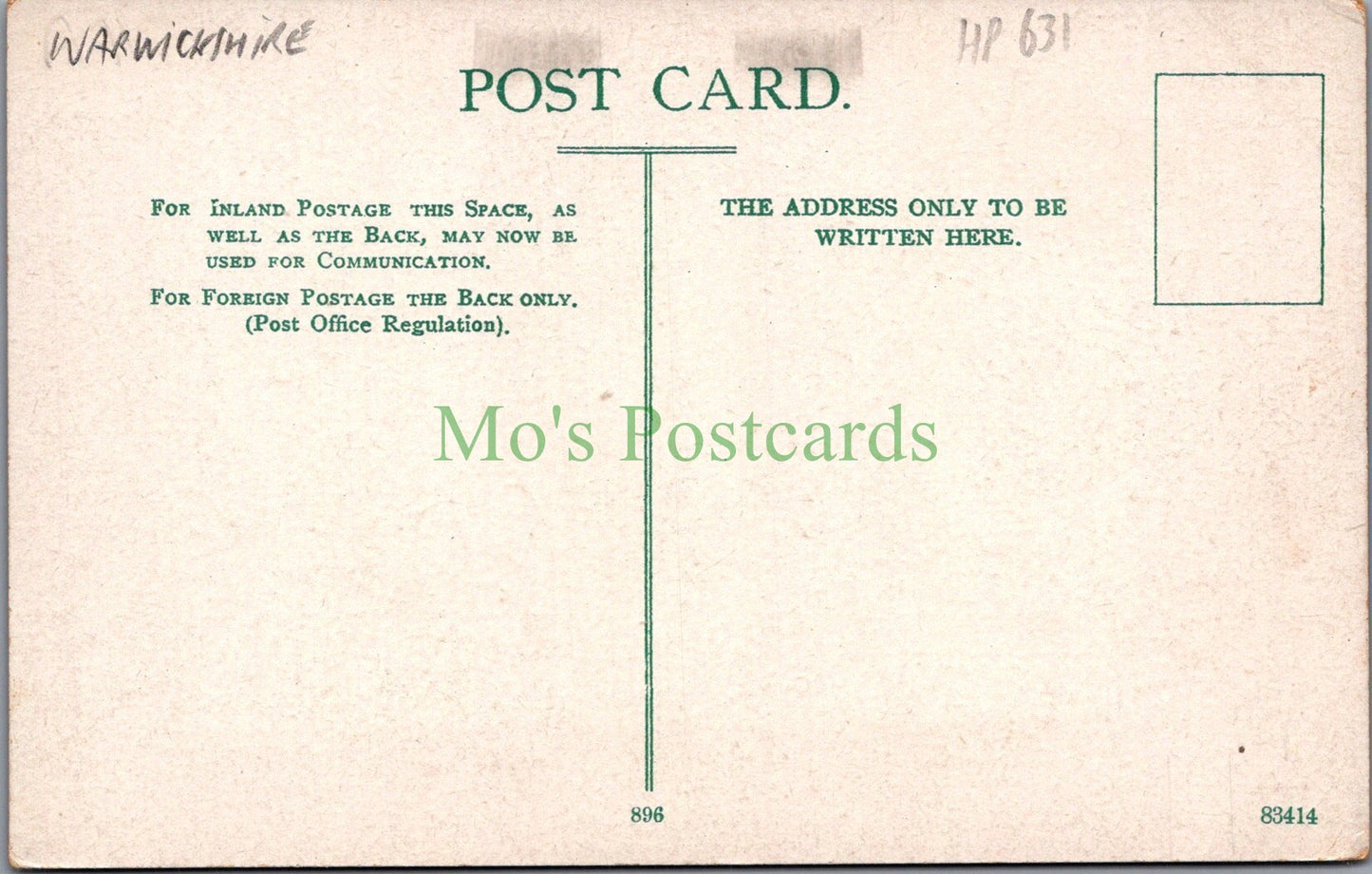 Warwickshire Postcard - Henley Street, Stratford-On-Avon HP631