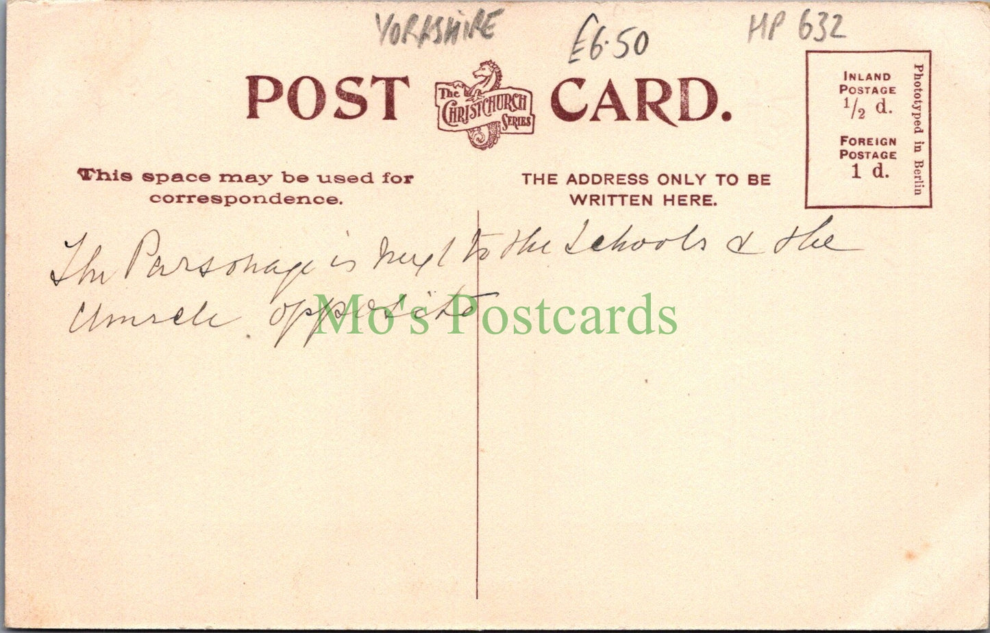 Yorkshire Postcard - The Schools, Otley HP632