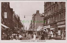 Load image into Gallery viewer, Warwickshire Postcard - Corporation Street, Birmingham HP632