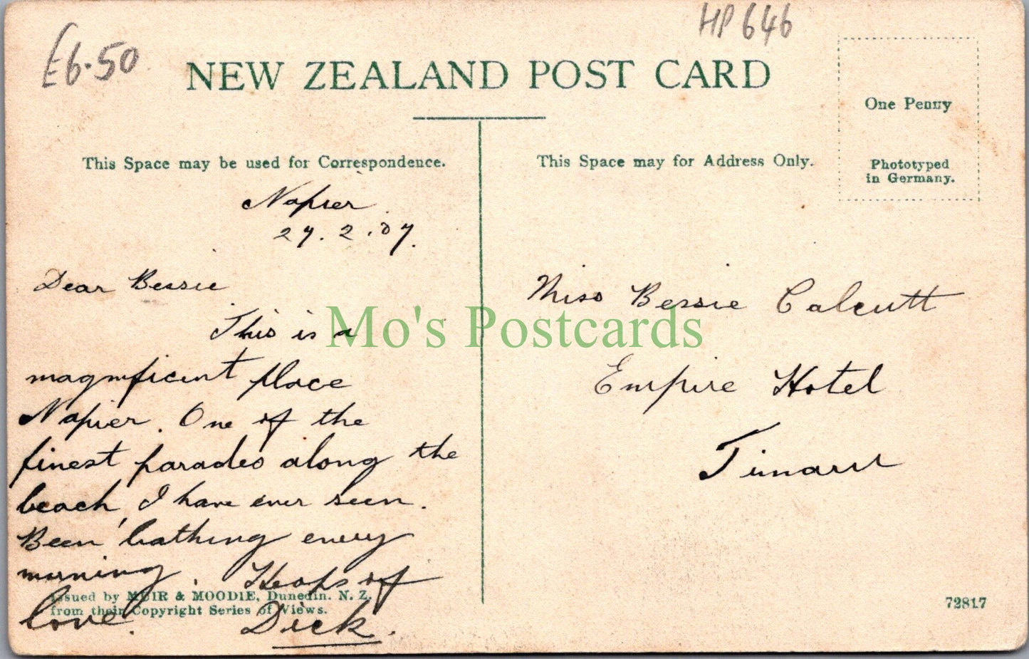 Fiji Postcard - The Fire Walkers of Mbenga HP646