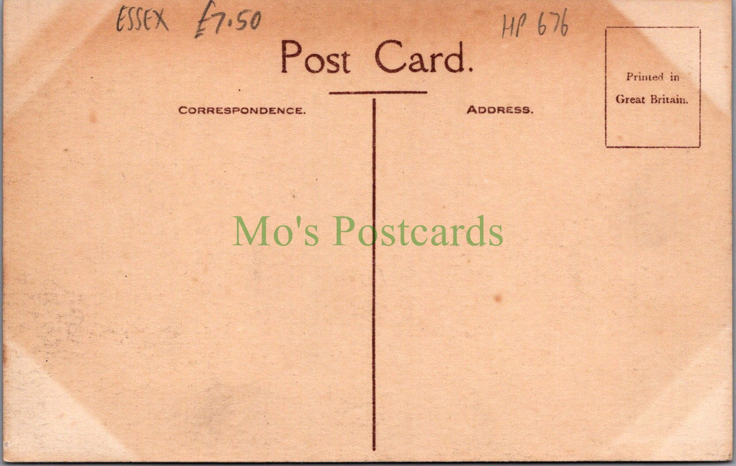 Essex Postcard - Romford, G.P.O., South Street HP676