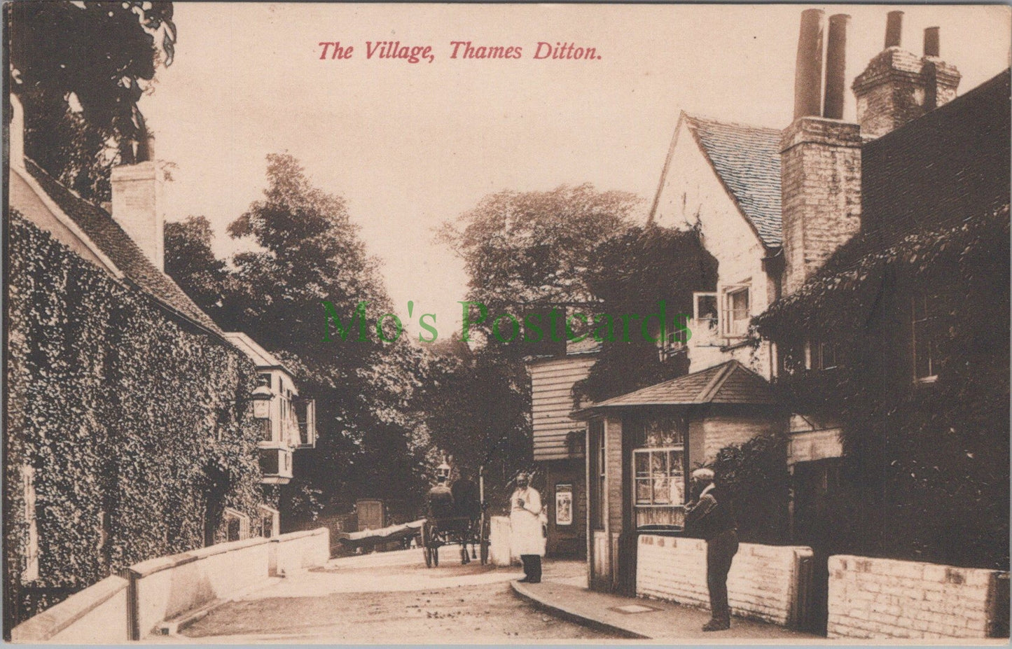 Surrey Postcard - The Village, Thames Ditton HP694