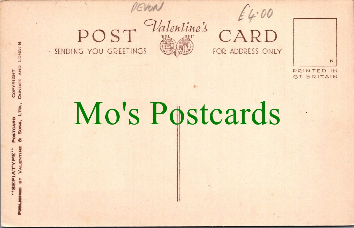 Devon Postcard - The Crown Hotel, Shaldon Ref.SW10133