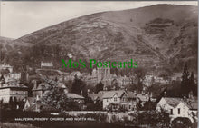 Load image into Gallery viewer, Worcestershire Postcard - Malvern Priory Church and North Hill Ref.SW9923