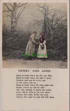 Load image into Gallery viewer, Songs Series Postcard, Darby and Joan