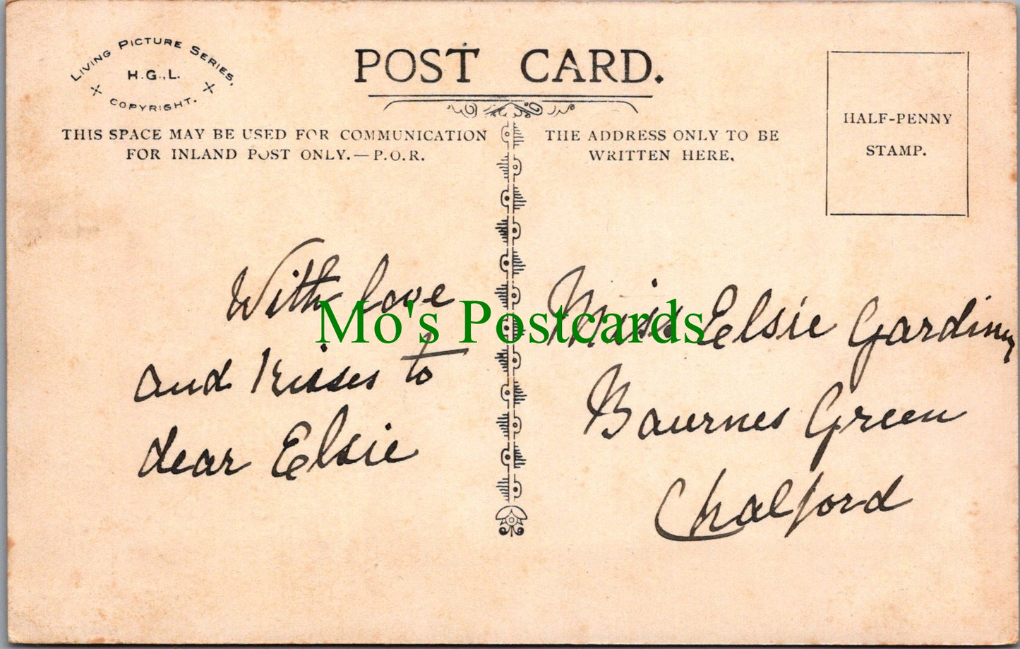 Literature Postcard, Give Me a Ticket To Heaven