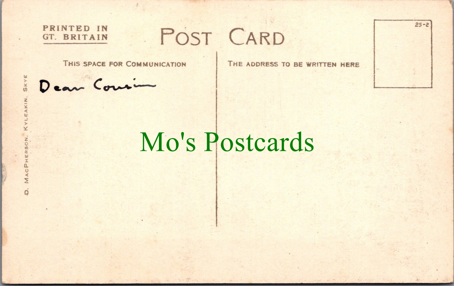 Scotland Postcard - The Lighthouse, Kyleakin, Skye Ref.SW9845