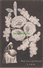 Load image into Gallery viewer, Devon Postcard - Honiton Lace Maker & Lace Ref.SW9848