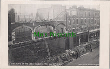 Load image into Gallery viewer, London Postcard - The Ruins of The Great Kilburn Fire, 1910 Ref.HP289