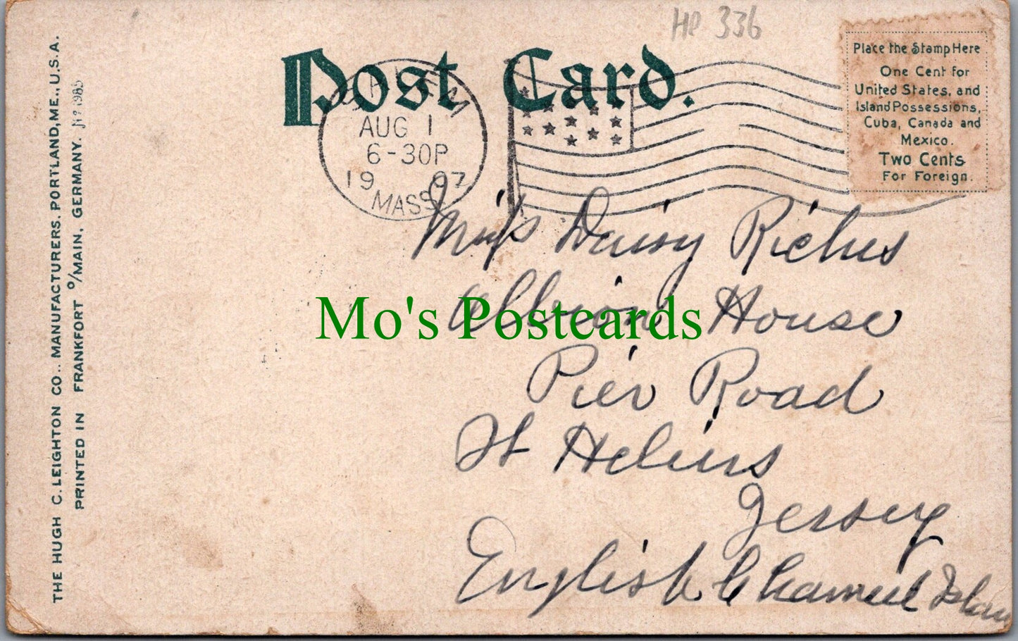 America Postcard - Salem, Massachusetts - George Jacob's House Ref.HP336