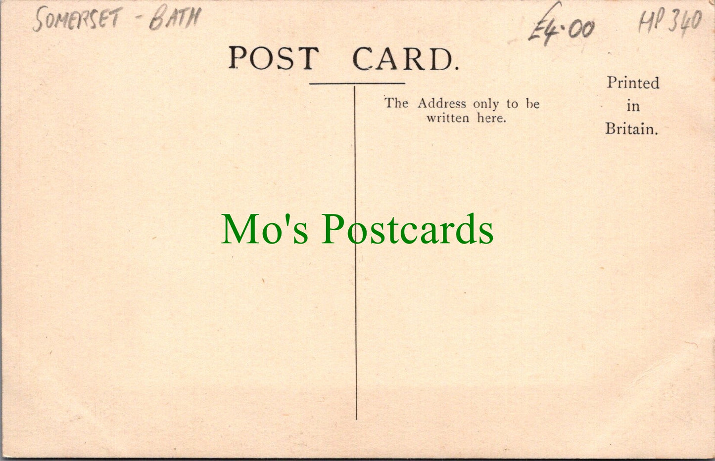 Somerset Postcard - The Pulteney Hotel, Bath Ref.HP340