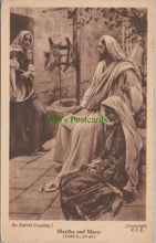 Load image into Gallery viewer, Religion Postcard - Martha and Mary by Harold Copping Ref.SW10099
