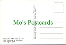 Load image into Gallery viewer, Railway Postcard - Engine No 1466 With a Train at Brixham, 1960 - Ref.SW10213