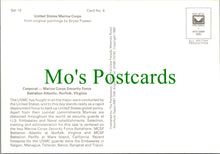 Load image into Gallery viewer, Military Postcard - Corporal, Marine Corps Security Force Ref.SW10231