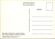 Load image into Gallery viewer, Oxfordshire Postcard - Dairy Maids, Manor Farm Museum, Cogges, Nr Witney Ref.SW9978