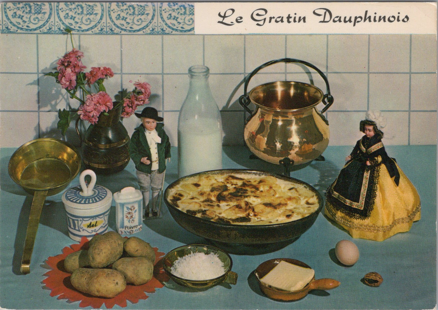 Food Postcard - Gratin Dauphinois Recipe Ref.SW10013