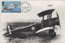 Load image into Gallery viewer, Isle of Man Postcard - Bristol Type 4 Scout D Aeroplane Ref.SW10044