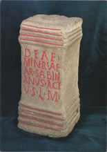 Load image into Gallery viewer, Museum Postcard - Sandstone Altar To Minerva, Segontium Roman Fort Museum Ref.SW10066