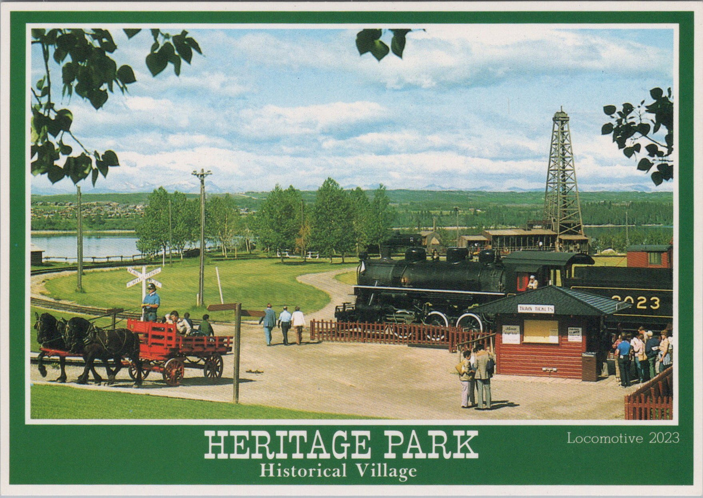Canada Postcard - Heritage Park Locomotive, Calgary, Alberta Ref.SW10081