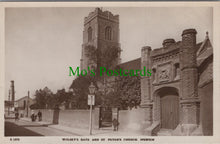 Load image into Gallery viewer, Suffolk Postcard - Ipswich, Wolseys Gate and St Peters Church DC111