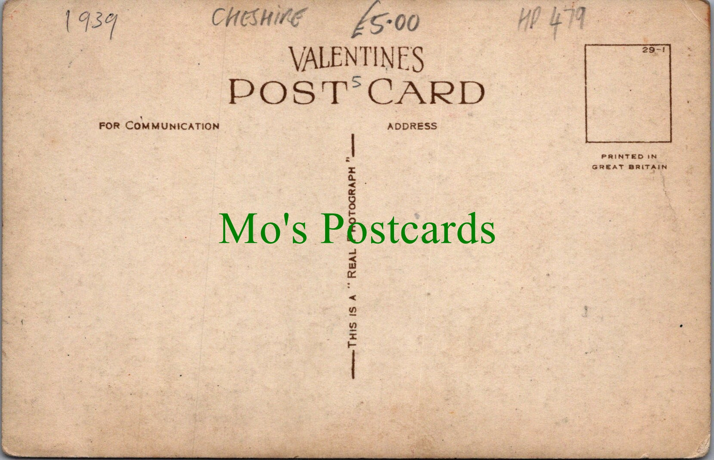 Cheshire Postcard - West Kirby, Caldy Village HP479