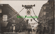 Load image into Gallery viewer, London Postcard - Sutton High Street, Xmas Show Week, 1908 - HP569