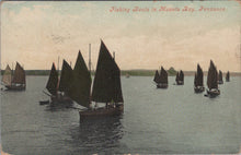 Load image into Gallery viewer, Cornwall Postcard - Penzance Fishing Boats in Mounts Bay SW10789