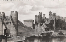 Load image into Gallery viewer, Wales Postcard - Conway Castle and Bridge SW10825