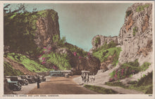 Load image into Gallery viewer, Somerset Postcard - Cheddar, Entrance To Gorge and Lion Rock SW10848