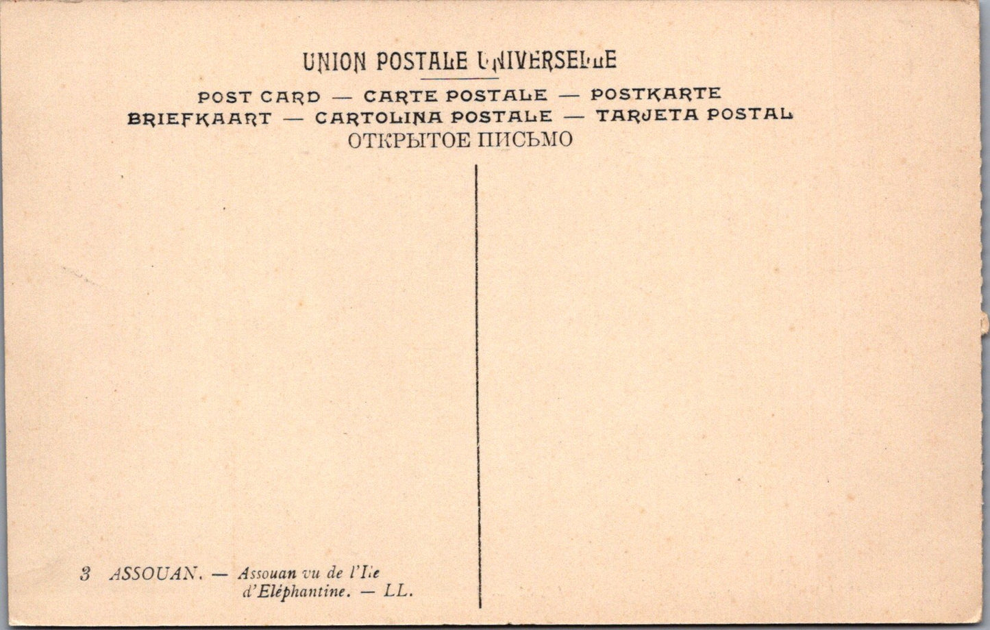Egypt Postcard - Assuan From Elephantine Island SW10875
