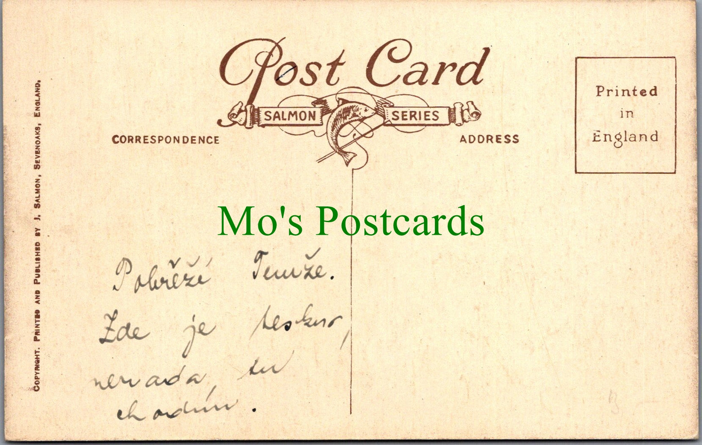 London Postcard - Thames Enbankment SW10490