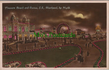 Load image into Gallery viewer, Lancashire Postcard - Blackpool By Night, Pleasure Beach and Casino SW10597
