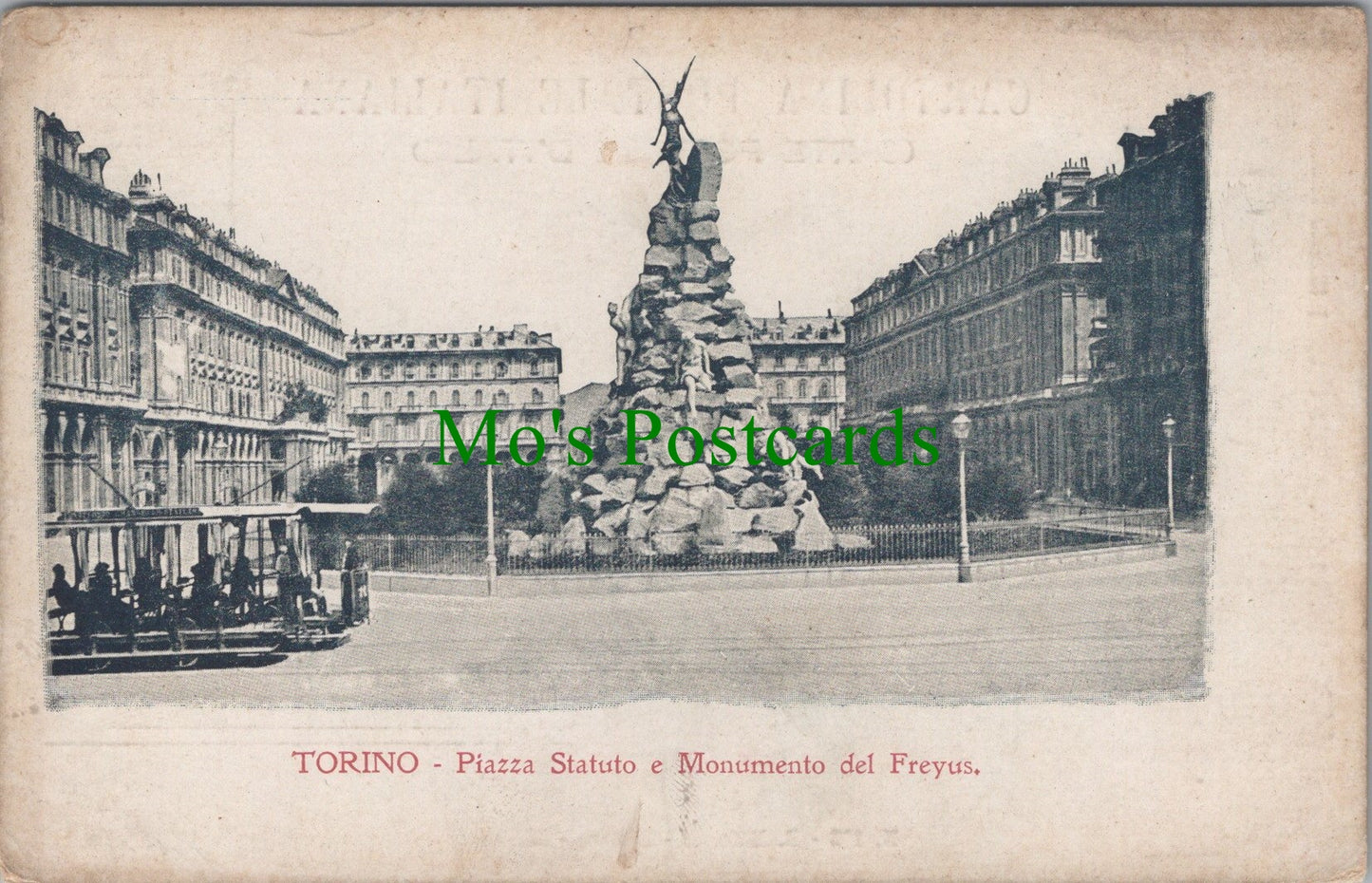 Italy Postcard - Torino, Piazza Statuto e Monumento Del Freyus SW10895