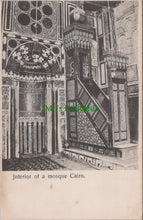 Load image into Gallery viewer, Egypt Postcard - Cairo, Interior of a Mosque SW10905
