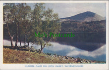 Load image into Gallery viewer, Scotland Postcard - Summer Calm on Loch Garry, Inverness-shire SW10908
