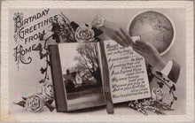 Load image into Gallery viewer, Greetings Postcard - Birthday Greetings From Home SW10622