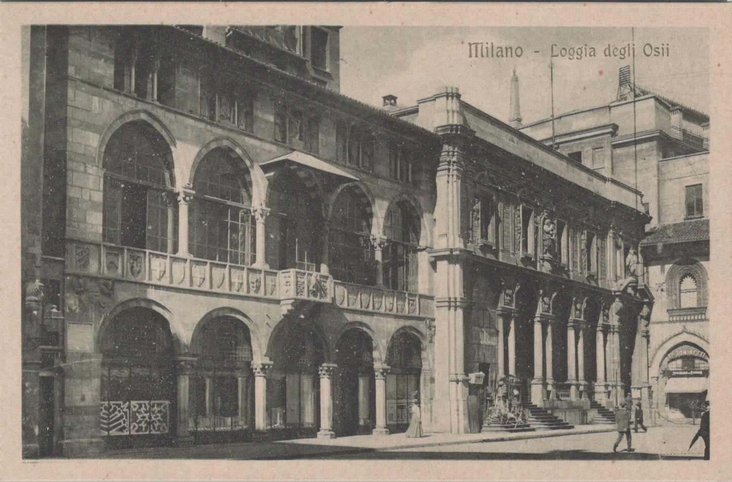 Italy Postcard - Milan / Milano - Loggia Degli Osii SW10633