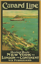 Load image into Gallery viewer, Travel Postcard - Cunard Line, New York To London & The Continent SW10674