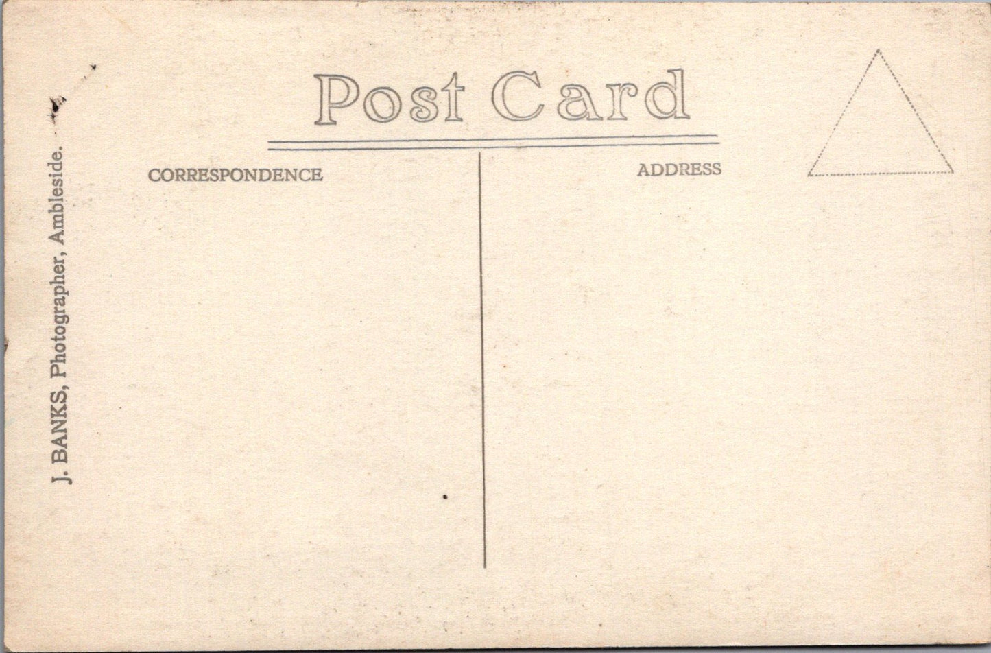 Cumbria Postcard - Interior of an Unidentified Building, Possibly Ambleside SW10697