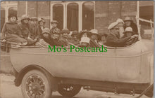 Load image into Gallery viewer, Social History Postcard - People of a Charabanc Trip SW10361
