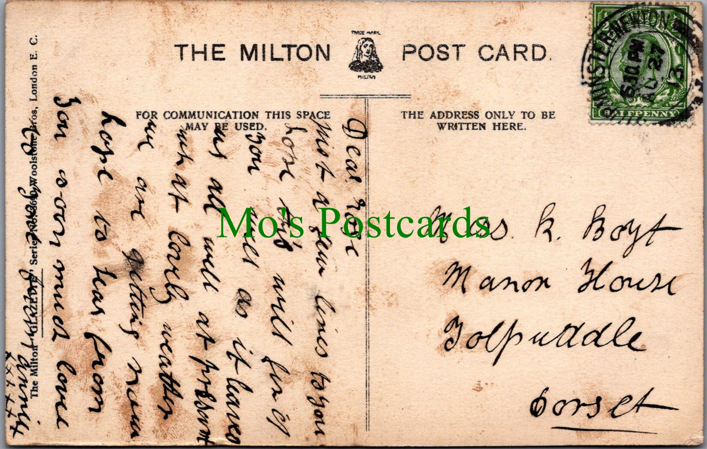 Dorset Postcard - The Castle, Sturminster Newton SW10457