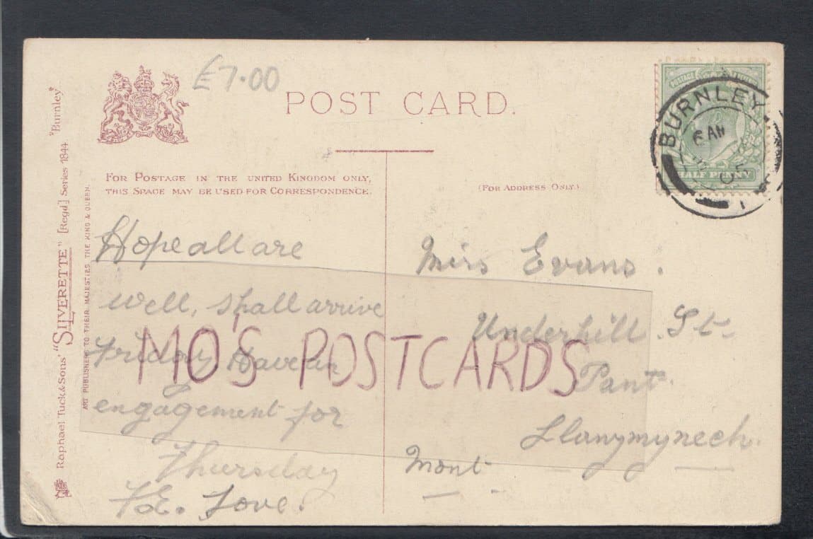 Lancashire Postcard - Burnley, Reedley - Mo’s Postcards