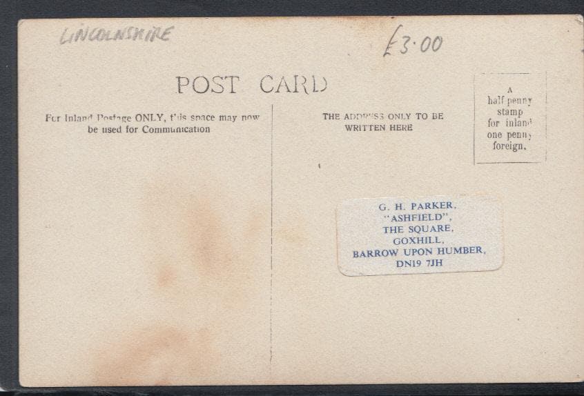 Lincolnshire Postcard - East Halton Church - Mo’s Postcards