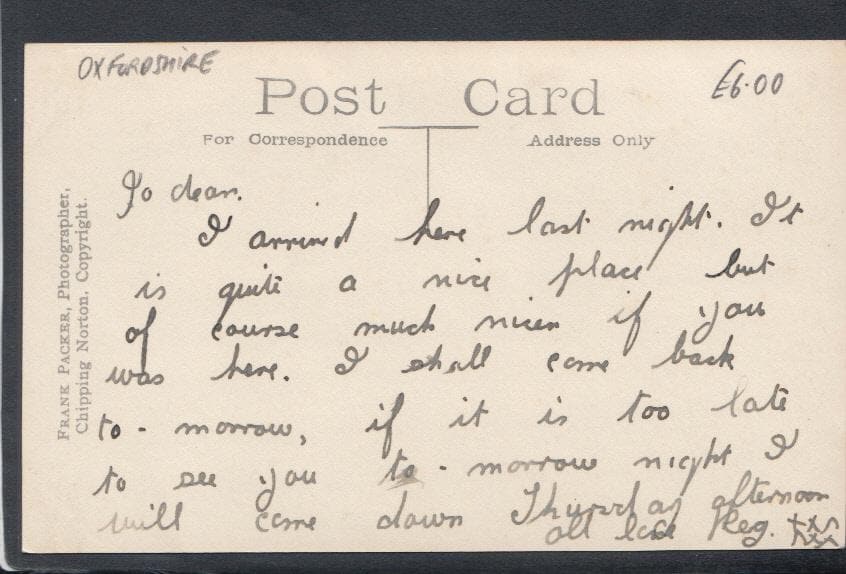 Oxfordshire Postcard - Greetings From Charlbury - Mo’s Postcards