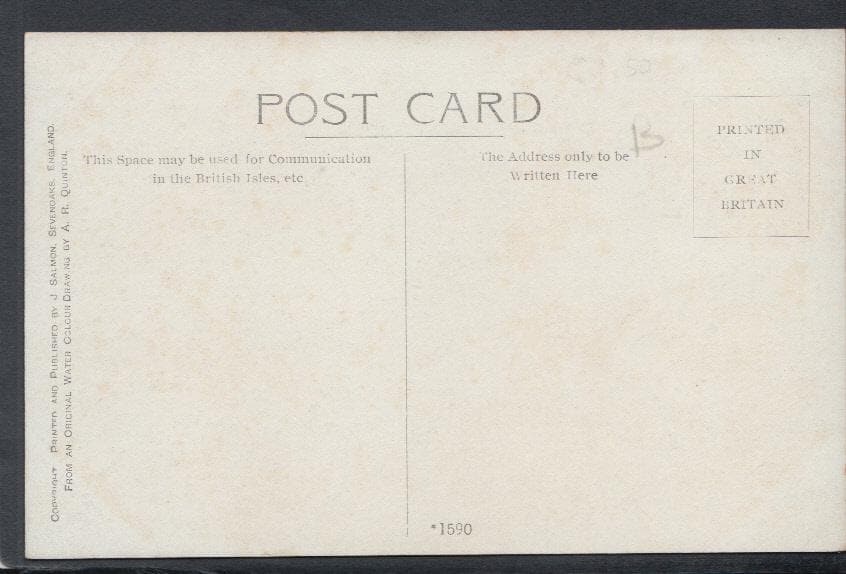 Somerset Postcard - Cheddar Gorge - Artist A.R.Quinton - Mo’s Postcards
