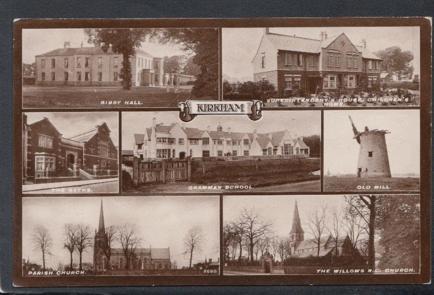 Lancashire Postcard - Views of Kirkham, 1929 - Mo’s Postcards