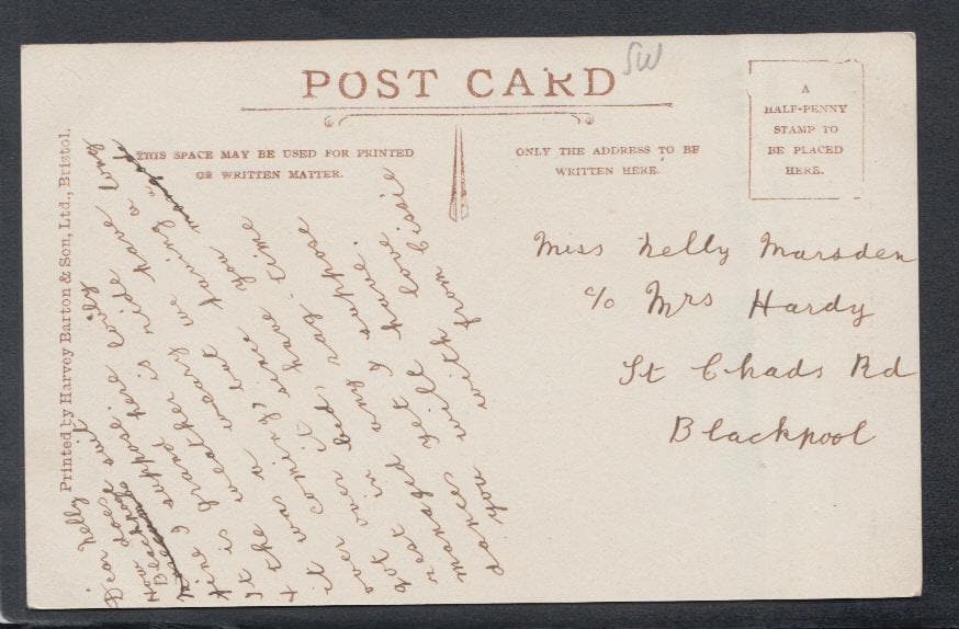 Devon Postcard - Tore Abbey Sands, Torquay - Mo’s Postcards