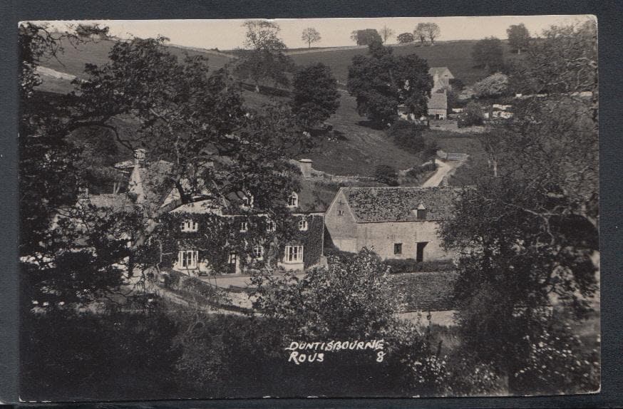 Gloucestershire Postcard - Duntisbourne Rous, 1938 - Mo’s Postcards