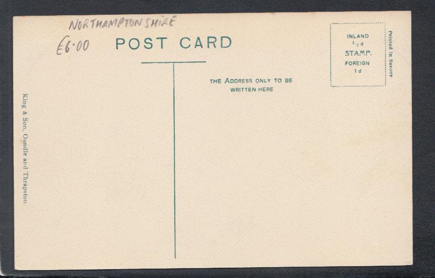 Northamptonshire Postcard - Brigstock Village Cross, Thrapston - Mo’s Postcards